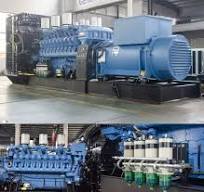 CE MTU 4000 Series 2mw Stamford Generator 20V4000G23 diesel Generator  Containerized in Power Generation Use