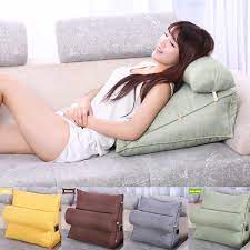 Couch cushion filling services replace old, saggy looking sofa advised on sofa cushions. 35 Bed Couch Chair Sofa Cushion With Triangular Backrest Pillow Bed Backrest Office Chair Pillow Support Waist Cushion Cushion Aliexpress