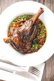 Slow Cooker Lamb Shanks In Red Wine Recipe Slow Cooker Lamb Lamb Shanks Slow Cooker Slow Cooked Lamb