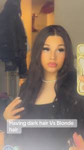 I was just so much happier lmaoo. #hair #blonde #girls #fyp