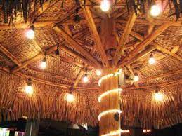 Palapa Lights Backyard Tiki Hut Tiki Hut Ideas Tiki Hut