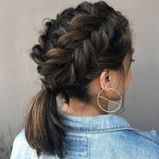 Dutch Braids For Short Hair Medium Length Hair Styles Elegant Ponytail Hair Styles