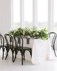 Classic And Clean Wedding Table At A Minimal Venue In Texas Bentwood Chairs Wedding Table Settings Wedding Chairs