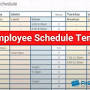 free employee schedule template from fitsmallbusiness.com