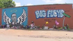A mural of george floyd collapsed in ohio, but there were conflicting accounts about whether the cause was a lightning strike or structural issues. George Floyd Mural Aims To Honor Memory Khou Com