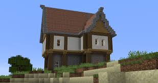Maybe It S Because I M Colorblind But I Do Really Like Granite As A Roof Block Minecraft Minecraft Construction Minecraft Crafts Minecraft Buildings