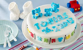 Tauftorte Mit Canachefullung Rezept Hausgemachte Kuchen Torten Selber Backen Tauftorte