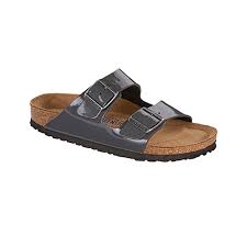 Birkenstock Arizona Soft Footbed Sandals Women S Birkenstock Women S Arizona Soft Footbed Sandal Gray Patent Leather Size 41 M Eu More Infor At The Link Of Image Bir Footbed Sandals Sandals Birkenstock