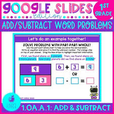First grade word problems 1st grade. Addition And Subtraction Word Problems 1st Grade Google Slides Distance Learning Savvy Apple