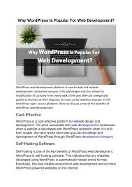 Here you can find out an average website development hourly rate in. Why Wordpress Is Popular For Web Development By Satawareworks Issuu