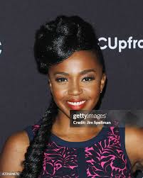 Actress Jerrika Hinton attends the 2015 ABC upfront presentation at... News  Photo