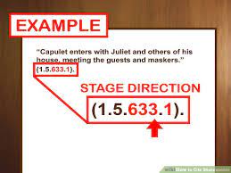 Make sure you include all punctuation in the quotation marks. How To S Wiki 88 How To Quote Shakespeare Mla