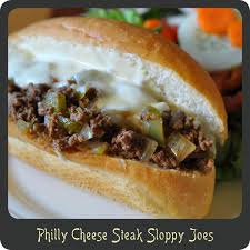 Philly cheese steak sloppy joes · 2 lbs. Recipe Philly Cheese Steak Sloppy Joes