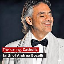 In an interview with EWTN Correspondent @colmflynnire, famous opera singer  Andrea Bocelli, who sang for St. John Paul II, and today Pope Emeritus  Benedict XVI and Pope Francis, said that for him