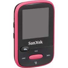 With a memory capacity of up to 16gb, you can save podcasts, photos, and audiobooks on a sandisk flash mp3 player. Sandisk 8gb Clip Sport Mp3 Player Pink Sdmx24 008g A46p B H