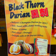 Durian duri hitam ochee d 200. Durian Info D 200 Black Thorn Or Durian Duri Hitam