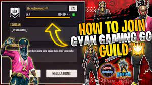 He is the leader of the gyan gaming guild. How To Join Gyan Gaming Gg Guild In Free Fire How To Join Gyan Gaming Guild Join Best Guild Youtube