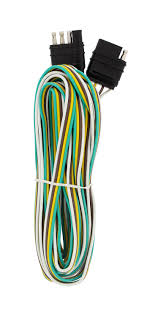 Abn 1923 4 Way 4 Pin Plug 20 Gauge Trailer Light Wiring Harness Extension 20ft Walmart Com Walmart Com