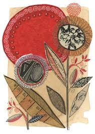 Susan Black Original Collage Drawing Original Collage Collage Drawing Art Journal