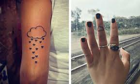 See this dedicated tattoo design in which a big star in center surrounded by names and clouds. 23 Cute Cloud Tattoo Designs And Ideas Page 2 Of 2 Stayglam
