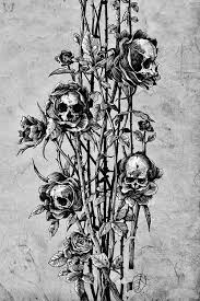 Stay Awhile And Listen Skull Art Drawings Skull