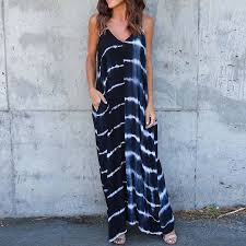 This dress is comfortable to wear any time. Plus Size Spaghetti Strap Tie Dye Boho Maxi Dress Addicted2fashion