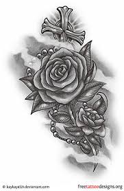 25 tattoo fonts to ink your designs in style. Crosses And Roses Tattoos Elegant Arts Tattoo