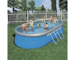 Fast Set Pool Ovalbecken 610 X 366 Cm Hohe 122 Cm Inkl Bodenschutzvlies Bei Hornbach Kaufen