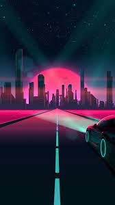 Kiberpank Vaporwave Wallpaper Beautiful Live Wallpaper City Wallpaper