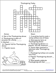 This Thanksgiving Themed Crossword Puzzle Is Perfect For Elementary And Early Middle Thanksgiving School Activities Thanksgiving Worksheets Thanksgiving School