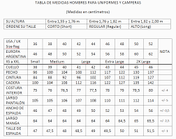 Tabla De Medidas Patrones De Camisa Tabla De Medidas Camisas Mujer