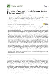 Muhammad imran hassan khan, muhammad maqsood, abdul basit, et al. Pdf Performance Evaluation Of Newly Proposed Seaweed Enhancing Index Sei