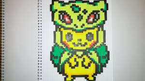 Pixel Art Pikachu Cosplay Bulbizarre Youtube