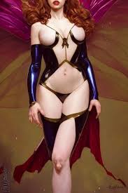 Amouranth as a sexy super villain, [[[[grinning evily]]]], full view of  face and body, sexy, fantasy,