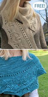 The bigger the needle size the more drape and the longer the back section will be. Crescent Shawl Knitting Patterns In The Loop Knitting Shawlette Pattern Shawl Knitting Patterns Scarf Knitting Patterns