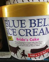 Birthday Cake Ice Cream Recipe Blue Bell Blue Bell Bride S Cake Ice Cream Omg I Have Eaten 1 2 The Bucket And Just Bought It At Lunchtime Today Blue Bell Ice Cream Wedding Cake Ice Cream Brides Cake