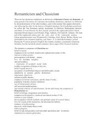 Arts and the music of the later eighteenth century has often been described as classical, a term that is problematic for several. 6 Romanticism And Classicism