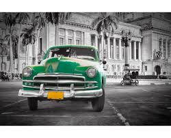 Murale Decorative Vieille Voiture Votremurale Ca Vieilles Voitures Voitures Vertes Voiture