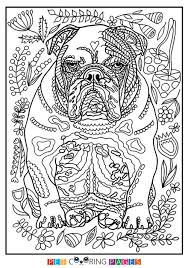 Free Printable Bulldog Coloring Page Available For Download Simple And Detailed Versions For Adults A Dog Coloring Page Dog Coloring Book Puppy Coloring Pages