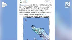 Di palu, gempa palu, 25 oktober 2020, gempa di palu, gempa palu, kemarin, gempa bumi di palu, hari ini, pusat gempa hari ini Berita Gempa Aceh Hari Ini Kabar Terbaru Terkini Liputan6 Com Page 2