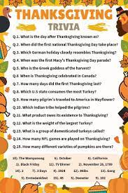 Among these were the spu. Thanksgiving Trivia Questions Answers Meebily
