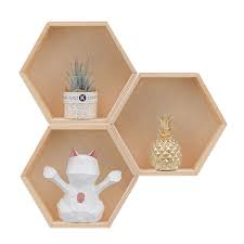 4.2 out of 5 stars with 6 ratings. Baffect Set Of 3 Hexagon Shelves Floating Box Shelf Wooden Floating Wall Shelves Bookshelf Hexagon Shelf Floating Hexagonal Wall Shelf Lounge Cube Mounted Display Wood Buy Online In Bahamas At Bahamas Desertcart Com Productid
