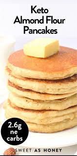 Keto Almond Flour Pancakes Only 5 Ingredients Recipe Recipes No Flour Pancakes Almond Flour Pancakes