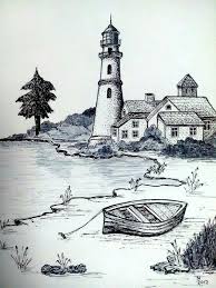 Epingle Par Daydre Matiti Sur Rajz Dessin Paysage Croquis De Paysage Dessin Au Crayon