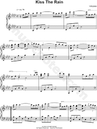 Kiss the rain by yiruma for violin and piano cover. Kiss Kiss The Rain Easy Piano Sheet Music Pdf