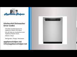 Check spelling or type a new query. Kitchenaid Dishwasher Error Codes Youtube
