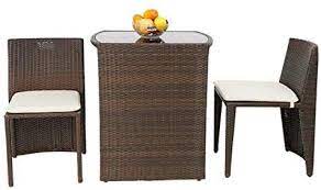 Elke round glass coffee table with brass base. Buy Yulan Furniture Set 3 Piece Rattan Chairs Cushion Glass Coffee Table Outdoor Garden Furniture Sets Online Shop Home Garden On Carrefour Uae