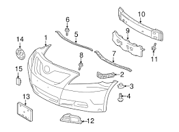 I need help identifying some parts for my 2009 camry le. Bumper Components Front For 2009 Toyota Camry Larry H Miller Toyota Boulder Parts