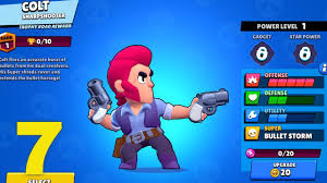 Challenger colt with star powers slick. Brawl Stars Walkthrough Part 7 Colt Gameplay And Solo Showdown Youtube