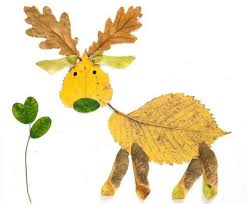 Diy Fur Kinder Collage Von Tieren In Trockenen Blattern Blattern Collage Kinder Tieren Trockenen Basteln Herbst Diy Blatter Herbst Blatter